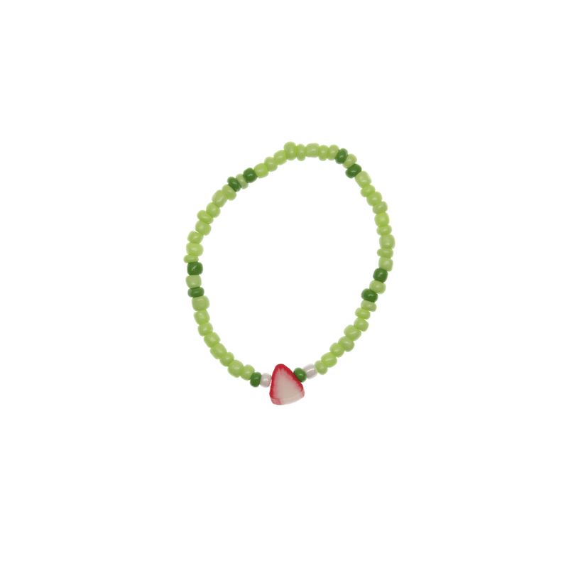 Fruity Charm Bracelet in Strawberry Slice - Josephine Alexander Collective