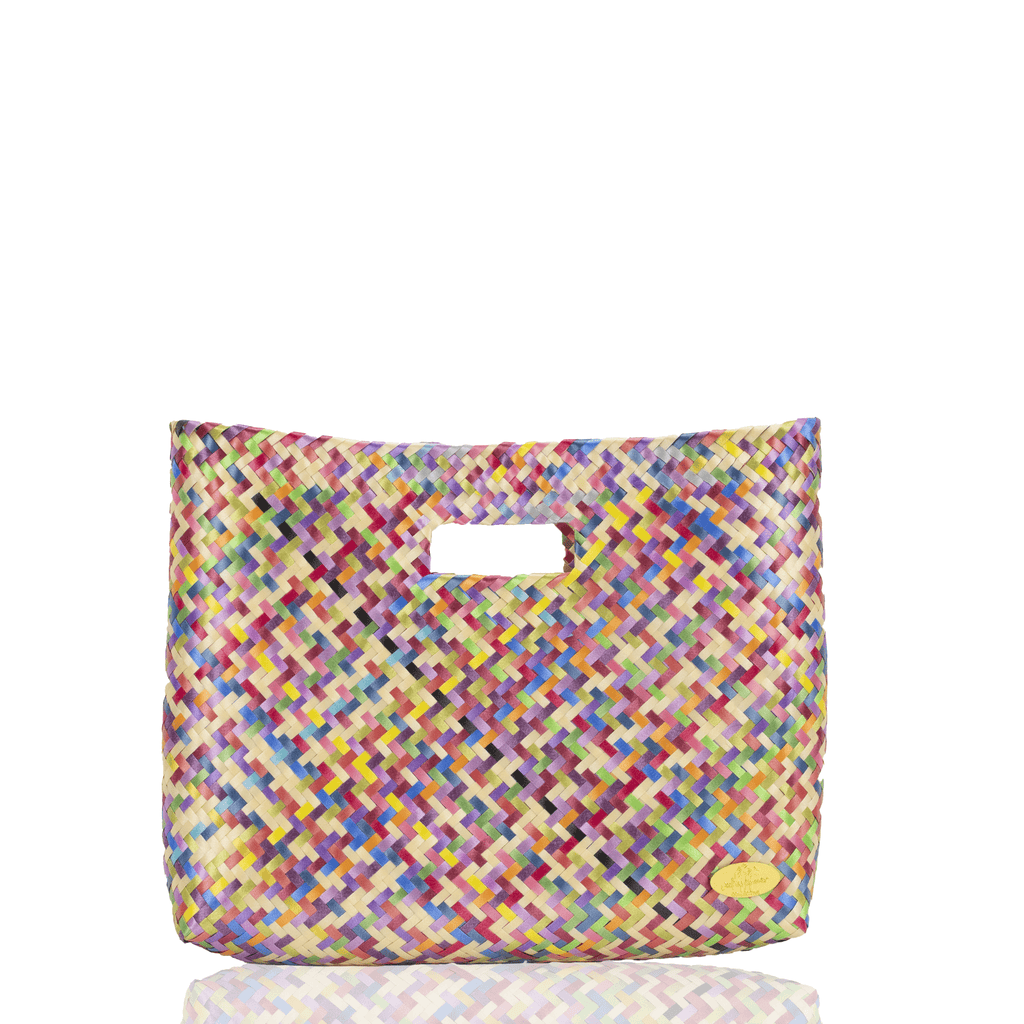 Palma Woven Hand Bag in Ivory Multicolor - Josephine Alexander Collective