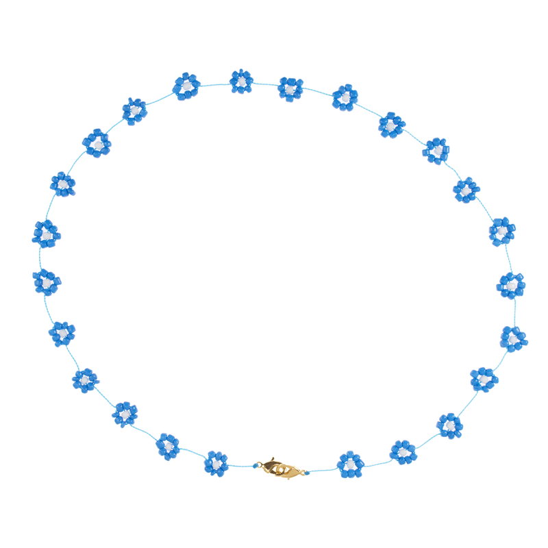 Large Daisy Body Chain in Cobalt - Josephine Alexander Collective