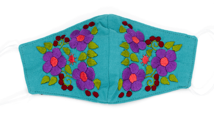 Rosita Mask - Teal - Josephine Alexander Collective