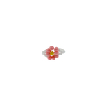 Large Daisy Ring in Peach - Josephine Alexander Collective