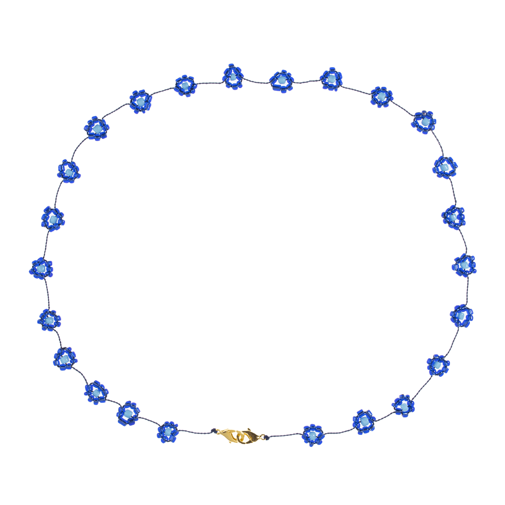 Large Daisy Body Chain in Royal Blue - Josephine Alexander Collective