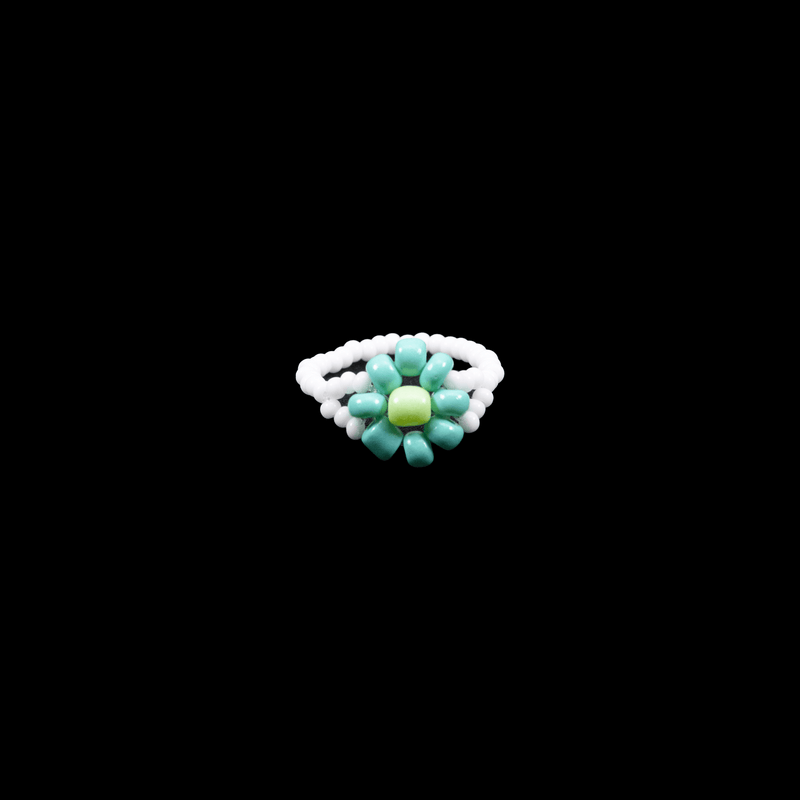 Large Daisy Ring in Turquoise - Josephine Alexander Collective