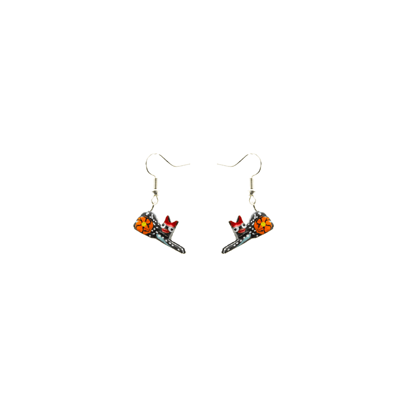Clay Earring - Cat - Josephine Alexander Collective