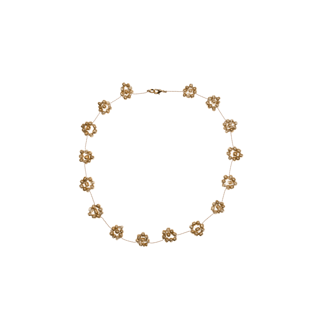Large Daisy Chain Necklace Gold - Josephine Alexander Collective