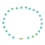 Large Daisy Body Chain in Bahama Blue - Josephine Alexander Collective