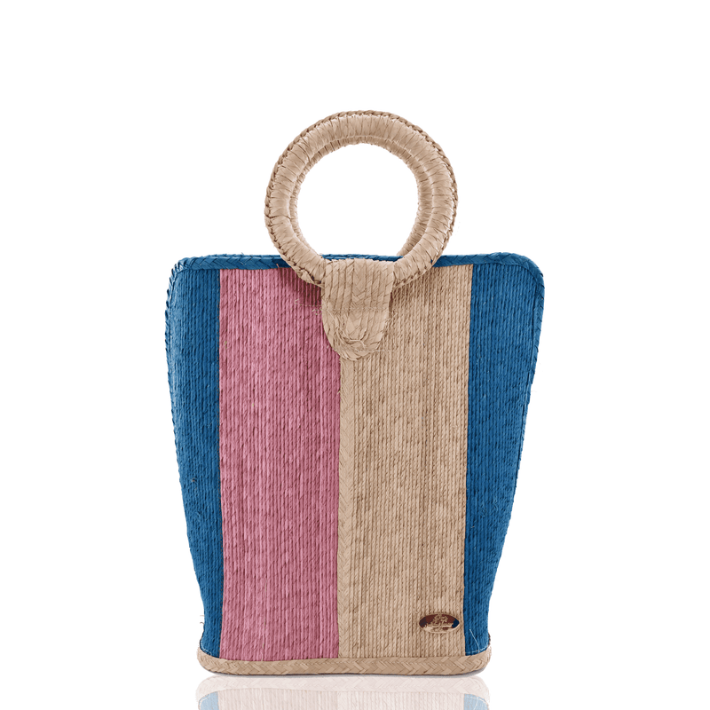 Quina Straw Bucket Bag Cielito Lindo - Josephine Alexander Collective