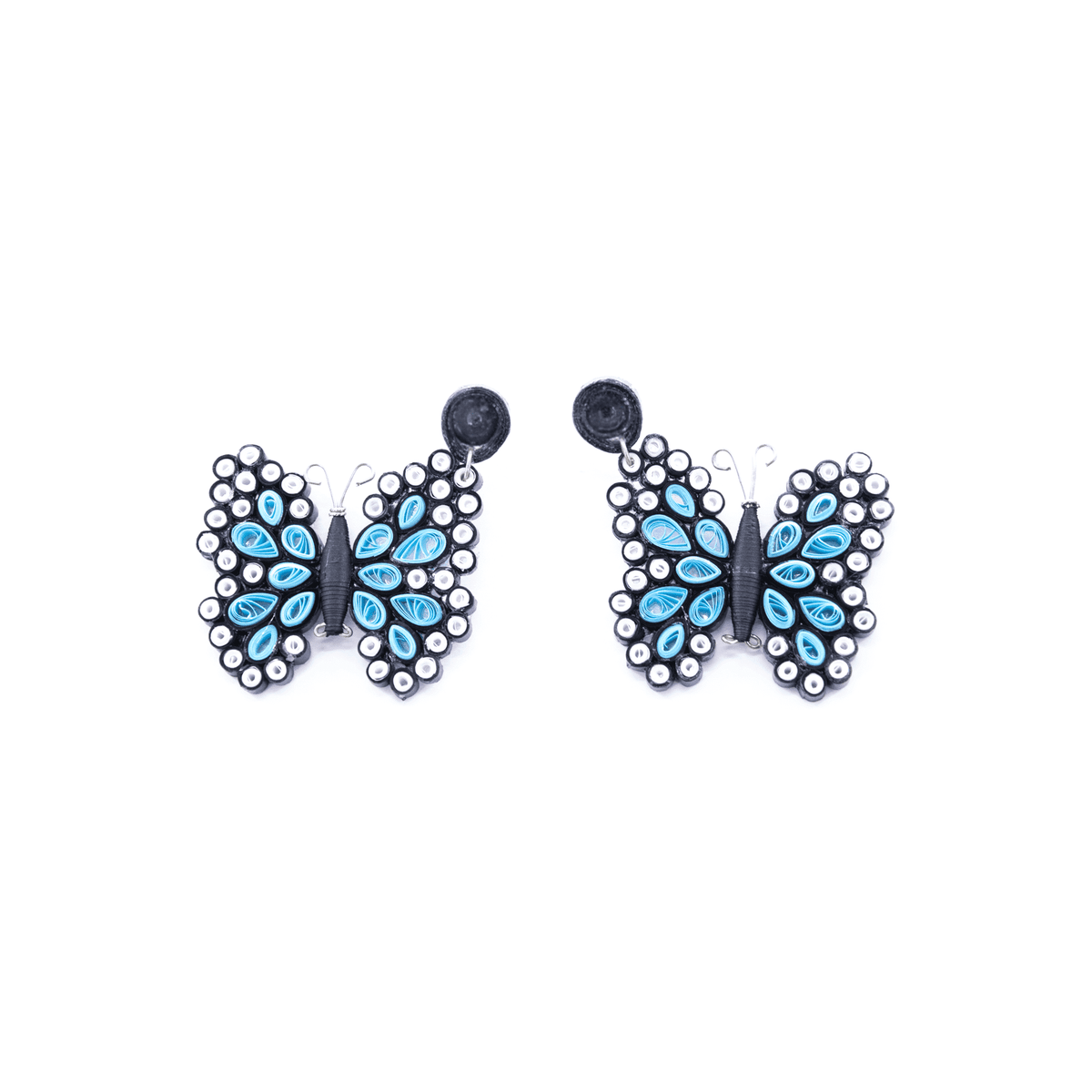 Quilled Butterfly Earrings - Josephine Alexander Collective
