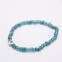 Initial Beaded Bracelet - R - Josephine Alexander Collective