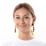 Ivy Earrings in Rainbow - Josephine Alexander Collective