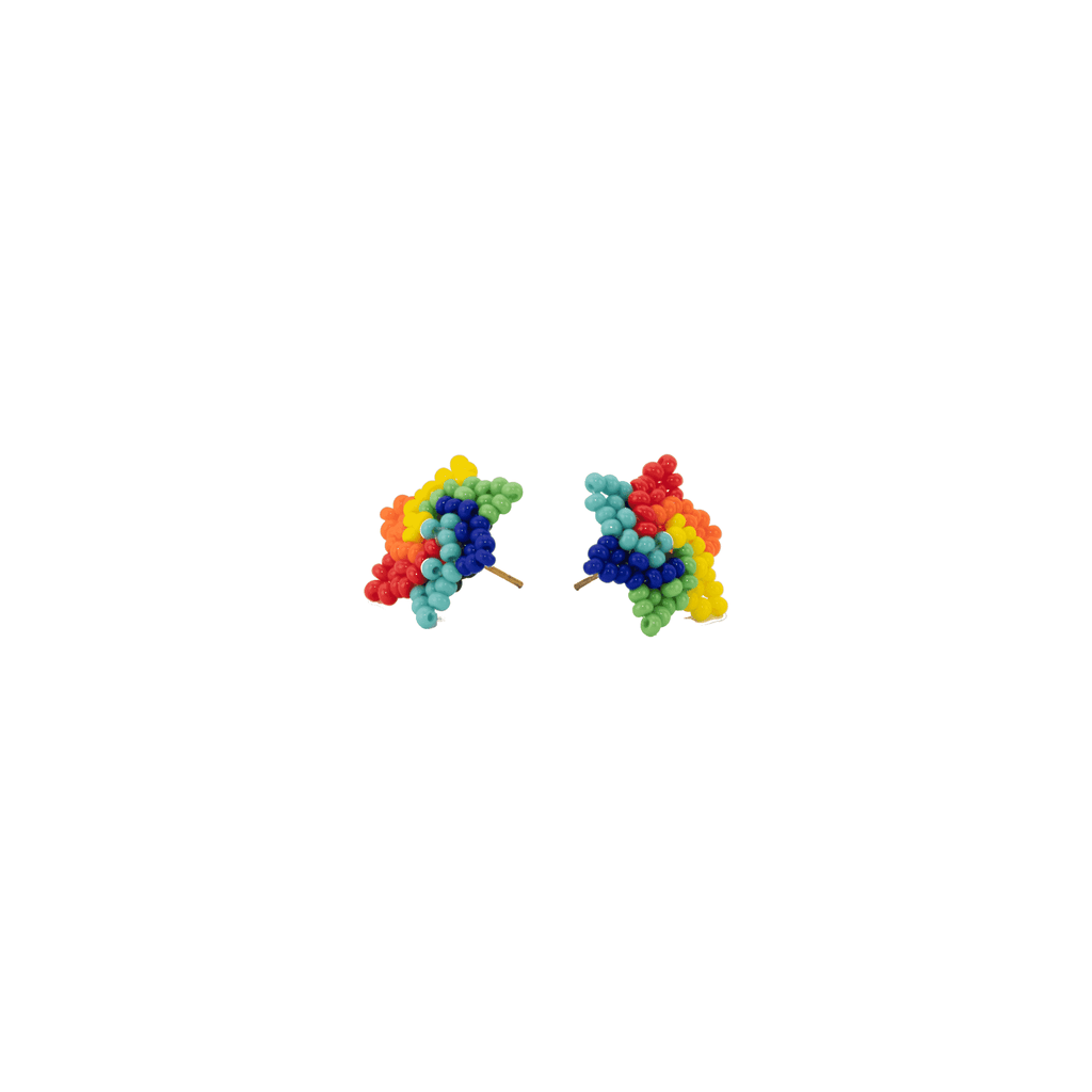 Estrella Stud Earrings in Rainbow - Josephine Alexander Collective