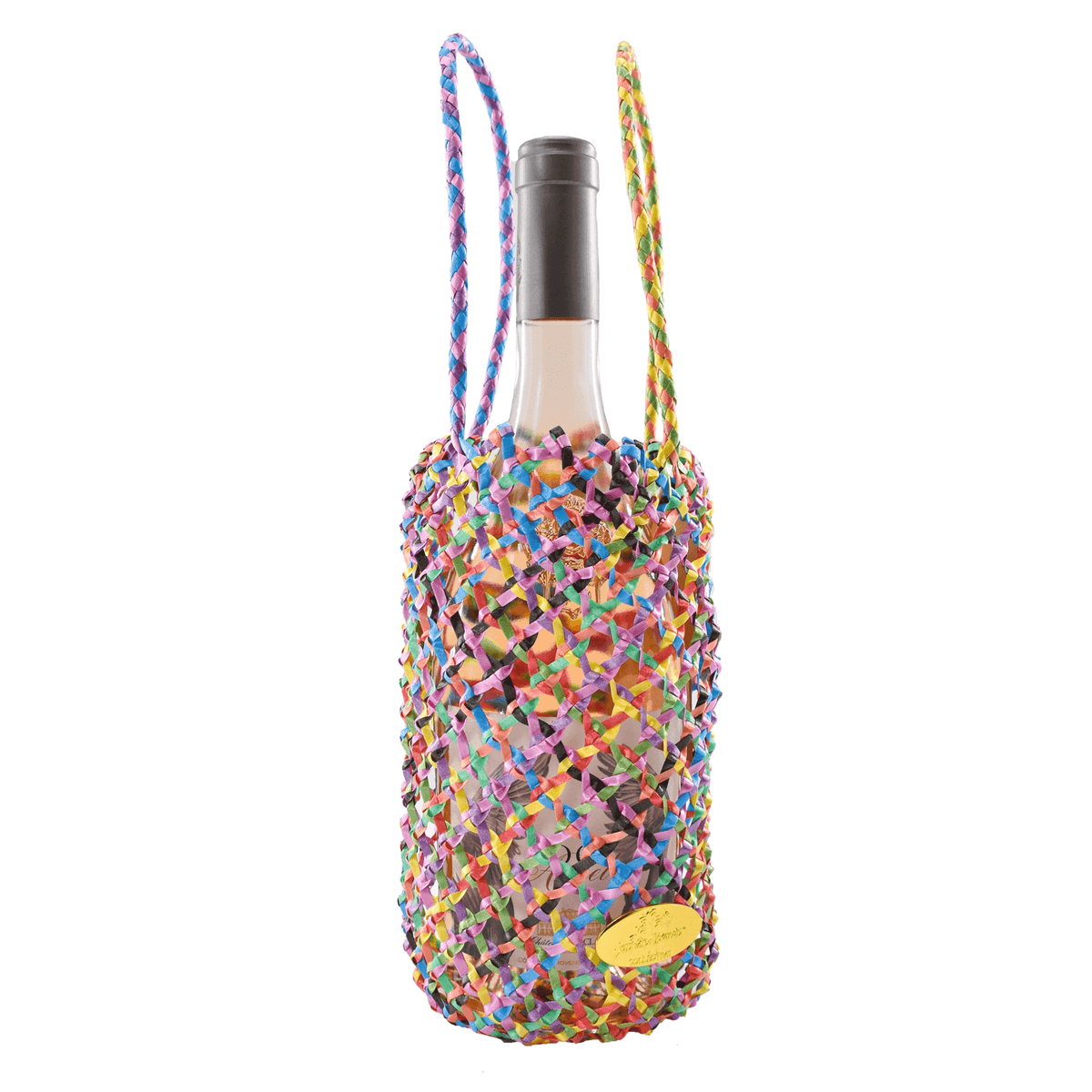 Reusable Rainbow Wine Carrier - Josephine Alexander Collective