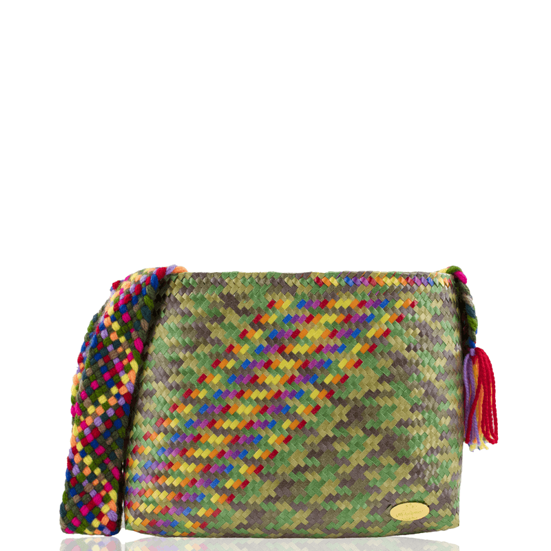 Colleen Crossbody in Camo Splash of Rainbow - Josephine Alexander Collective