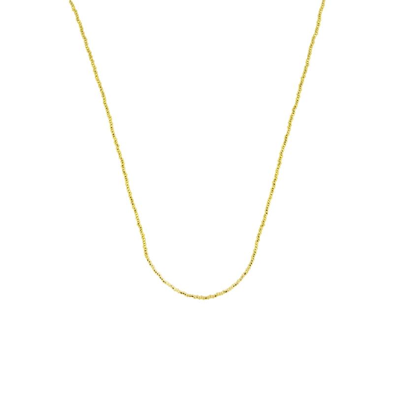Long Beaded Necklace in Gold - Josephine Alexander Collective