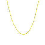 Long Beaded Necklace in Yellow - Josephine Alexander Collective