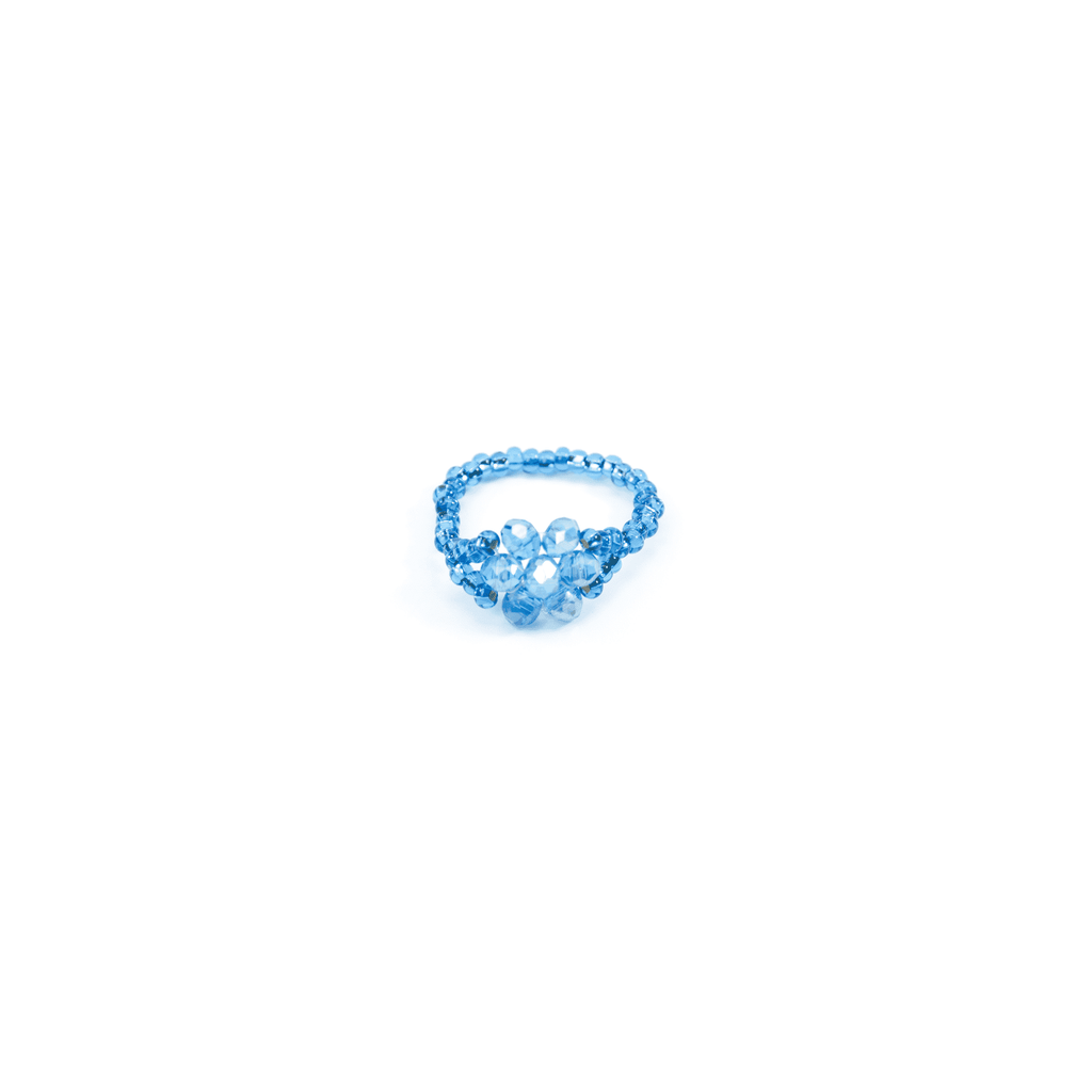 Flower Ring in Iridescent Blue - Josephine Alexander Collective