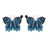 Royal Butterfly Quilled Earrings - Josephine Alexander Collective
