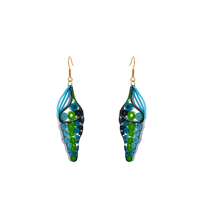 Sabra Seashell Earrings - Josephine Alexander Collective
