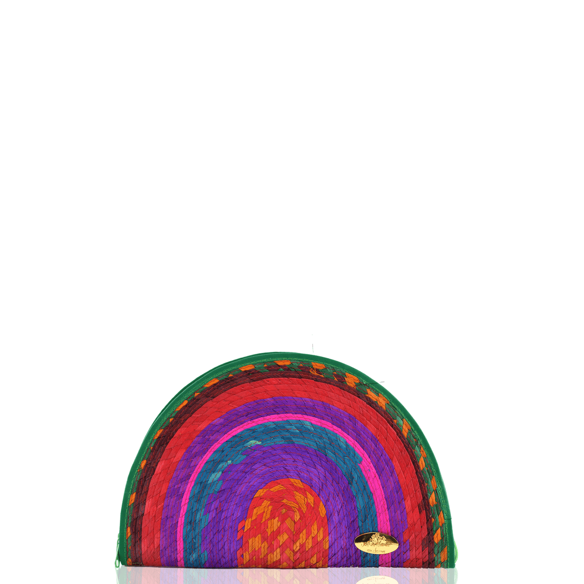 Sevillana Rainbow Straw Clutch - Josephine Alexander Collective