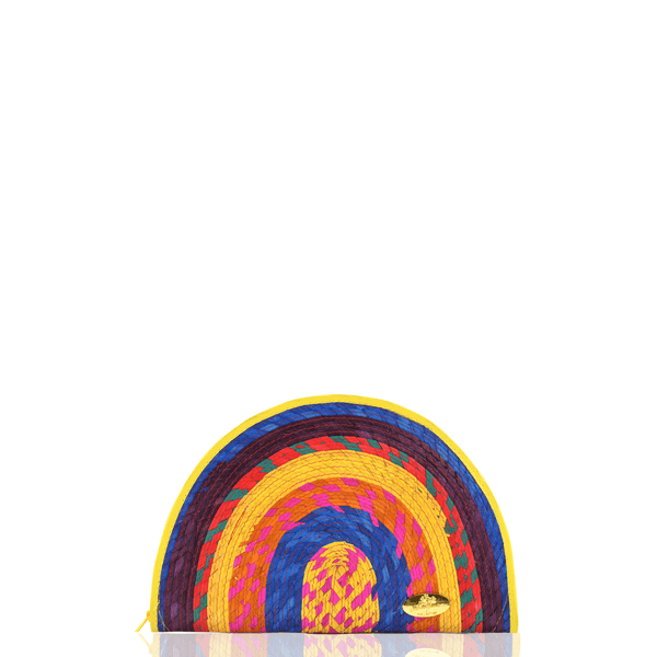 Sevillana Rainbow Straw Clutch - Josephine Alexander Collective
