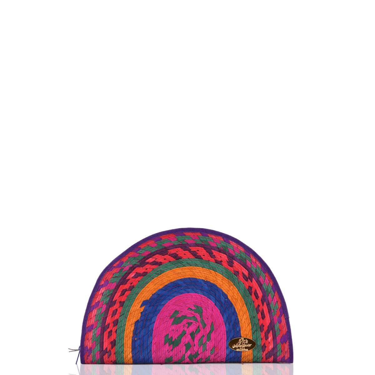 Sevillana Rainbow Straw Clutch - Josephine Alexander Collective