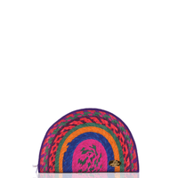 Sevillana Rainbow Straw Clutch - Josephine Alexander Collective