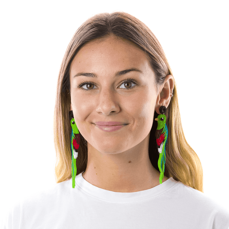 Quetzal Quilled Earrings - Josephine Alexander Collective