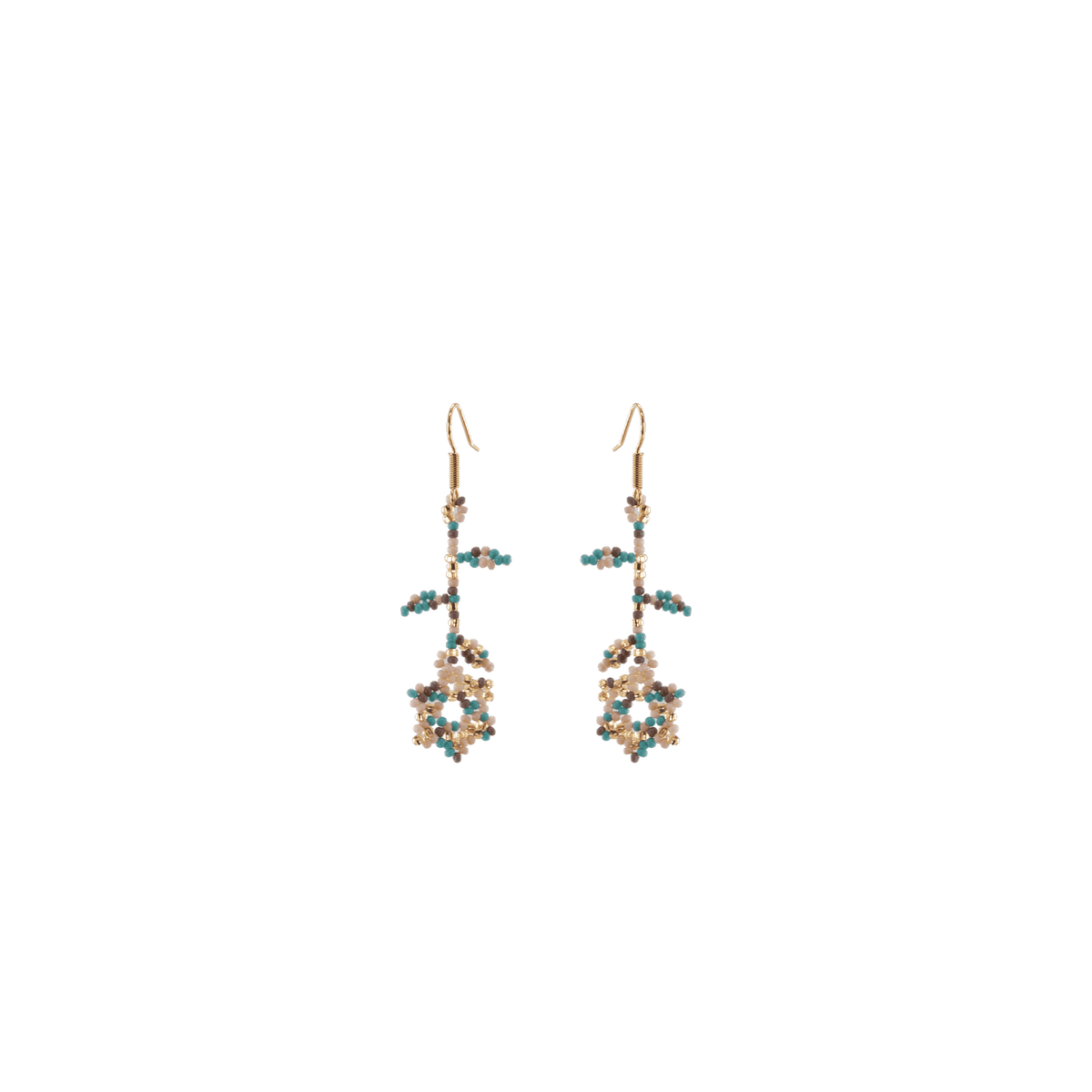 Spring Blossom Beaded Earrings - Josephine Alexander Collective