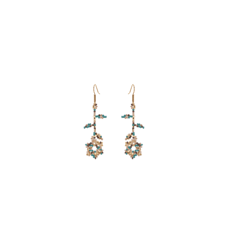 Spring Blossom Beaded Earrings - Josephine Alexander Collective