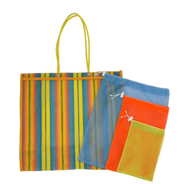 The Reusable Bags - Farmer's Market Pack in Yellow - Large - Josephine Alexander Collective