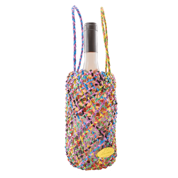 The Reusable Rainbow Wine Carrier - Josephine Alexander Collective