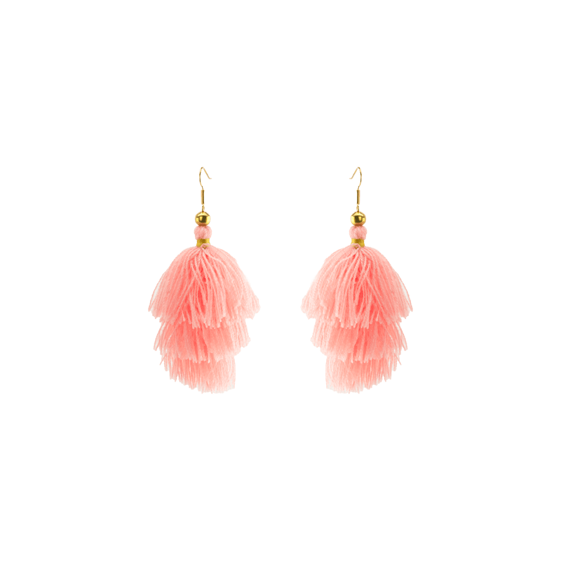 Triple Tassel Earrings - Josephine Alexander Collective