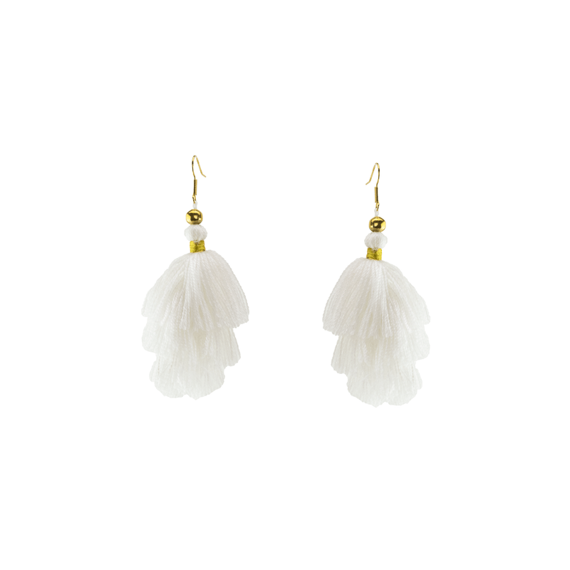 Triple Tassel Earrings - Josephine Alexander Collective