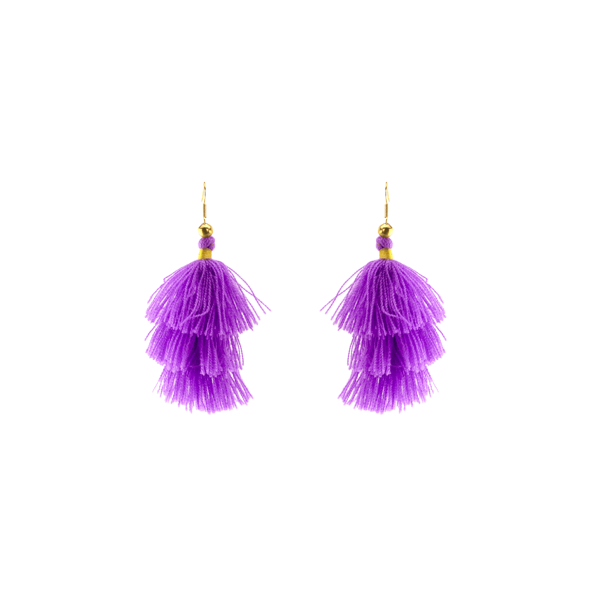 Triple Tassel Earrings - Josephine Alexander Collective