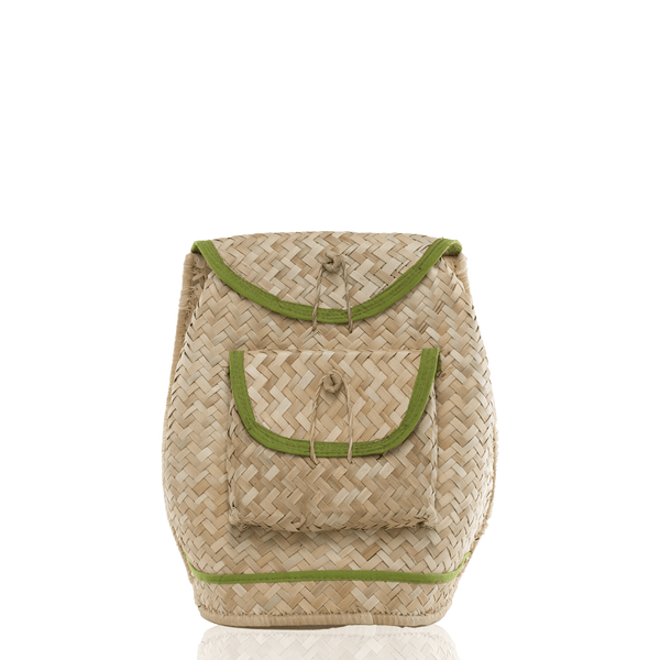 Woven Straw Backpack - Josephine Alexander Collective